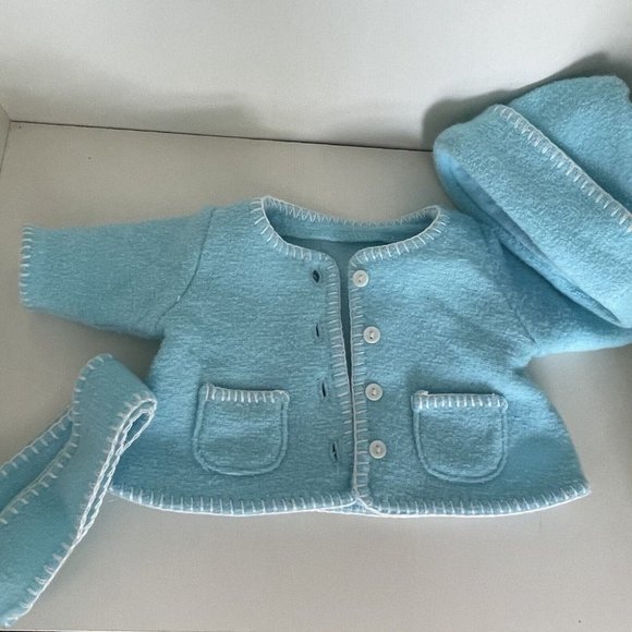 Bitty Baby American Girl Doll Blonde Blue Eyes With On The Go travel set - Picture 10 of 11